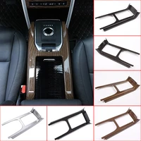 silver abs chrome car center console panel frame cover for land rover discovery sport 2015 2019 auto styling accessories