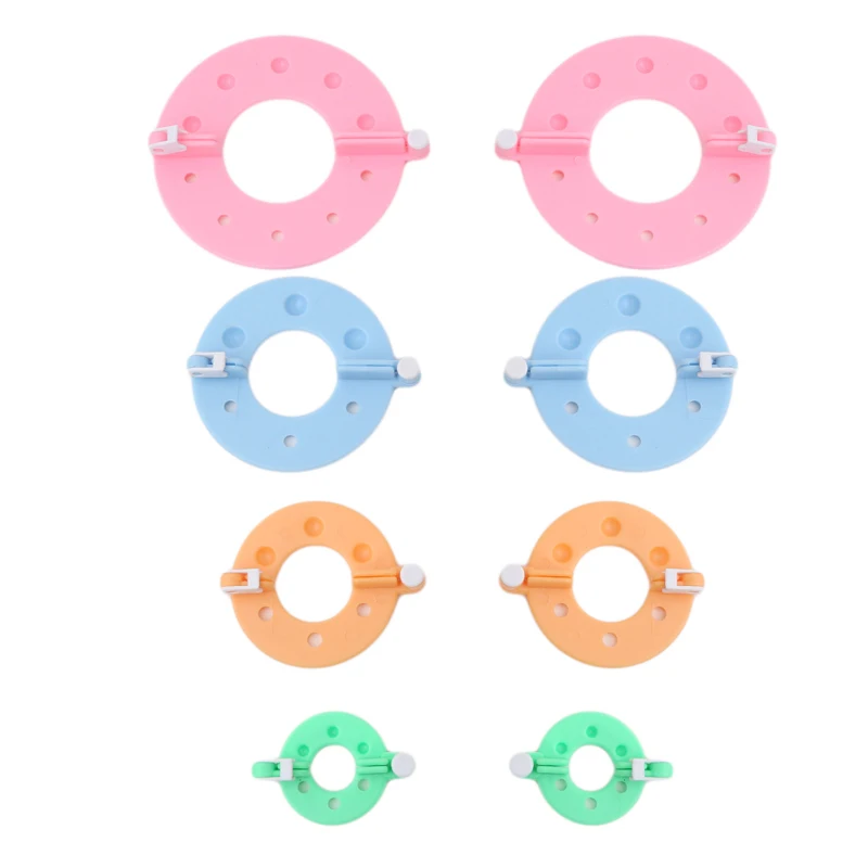 

1 комплект, 4 размера, вязальный инструмент для вязания шерсти, 8 шт. (4 пары)