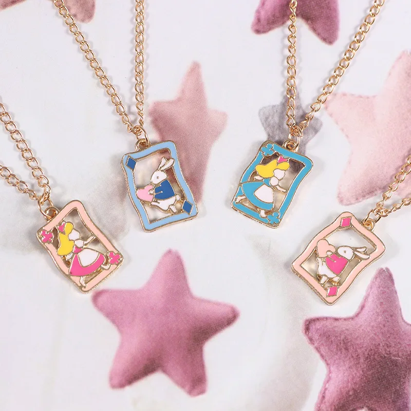 Ювелирные изделия кулон ожерелье покрытое золотистым тонированием Капельное