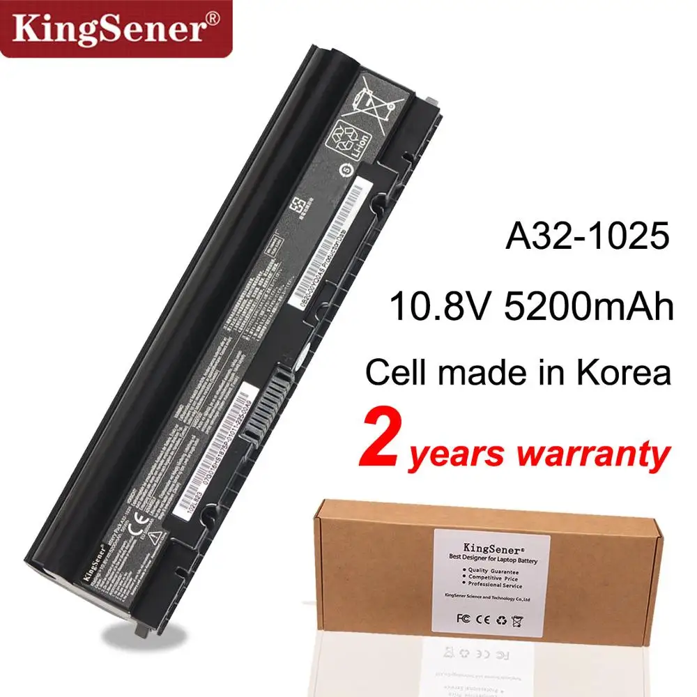 Мобильный телефон KingSener Korea A32 1025 A31 Eee PC 1225 1025C 1025CE 1225B 1225C 10 8 V 5200mAh|laptop battery|battery for