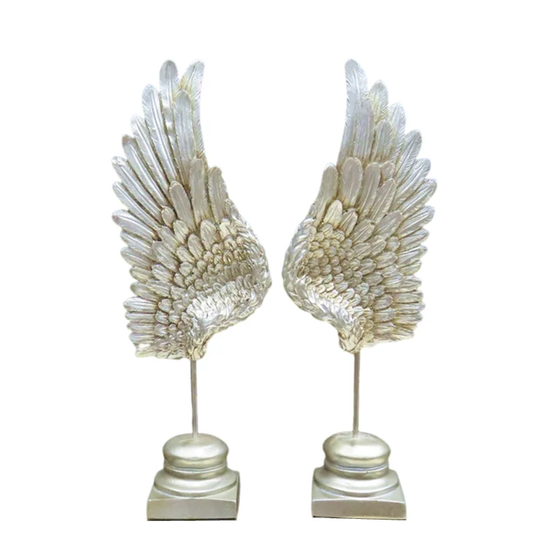 

Home Decoration Accessories Angel Wings Statue Modern Figurine Living Room Bedroom Office Decor Ornaments Art Sculpture C129