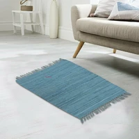 strip rug hand woven 2x3 feet area carpet floor door decor rag rug carpets for bed room large