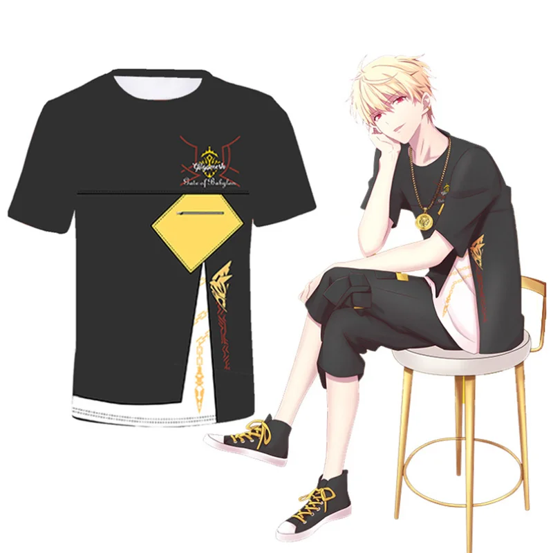 

Anime My Hero Academia Cosplay Costume Casual Harajuku Summer Men T-Shirt