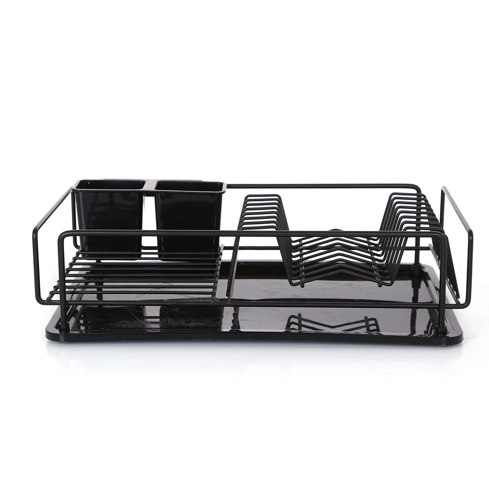 

Stainless Steel Single Layer Dish Rack Kitchen Organizer Storage Drainer Drying Plate Shelf Sink Knife Fork Container Accessorie