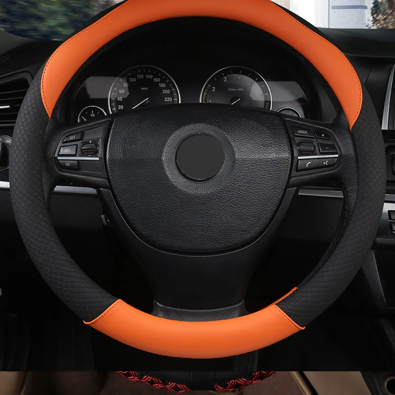 HY God Rudder 2 четыре сезона PU кожаный чехол для рулевого колеса автомобиля стиль сцепление крышка верхние аксессуары интерьер T