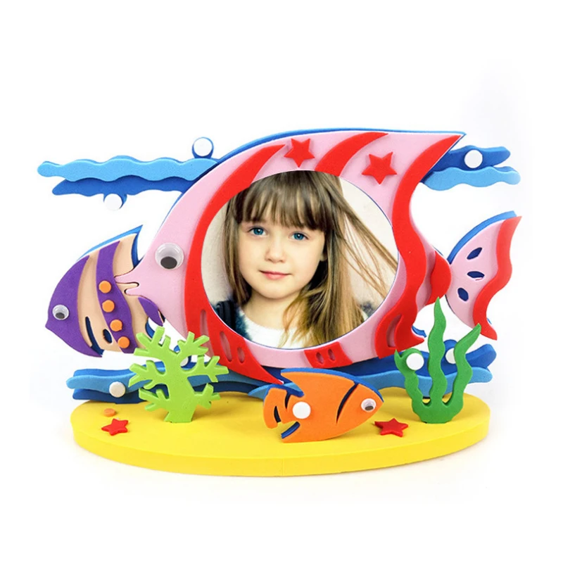 3 d сцена фоторамка EVA наклейки ручной работы дошкольного образования DIY