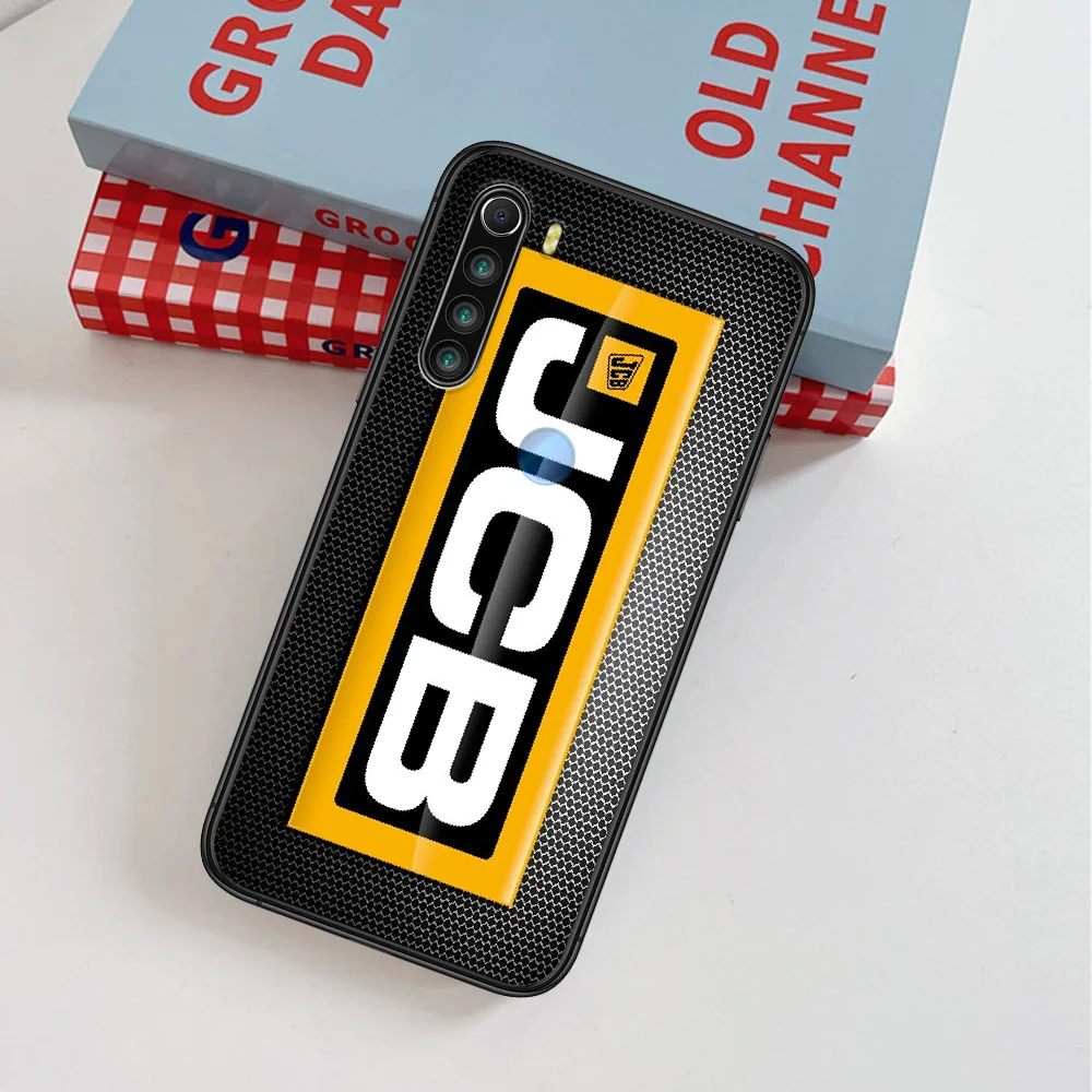 

JCB Excavator Car Phone Case For Xiaomi Redmi Note 7 8 8T 9 9S 4X 7 7A 9A K30 Pro Ultra black Back Pretty Shell Luxury Funda