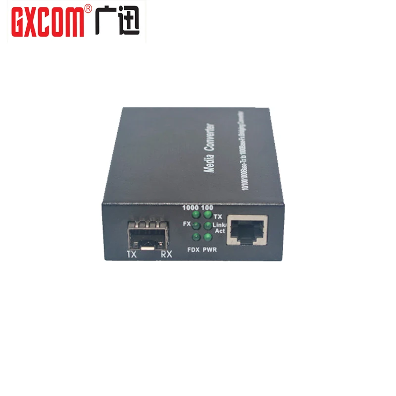 Гигабитный 1 SFP Ethernet медиаконвертер с оптоволоконным портом. 10/100/1000 Мбит/с медиа