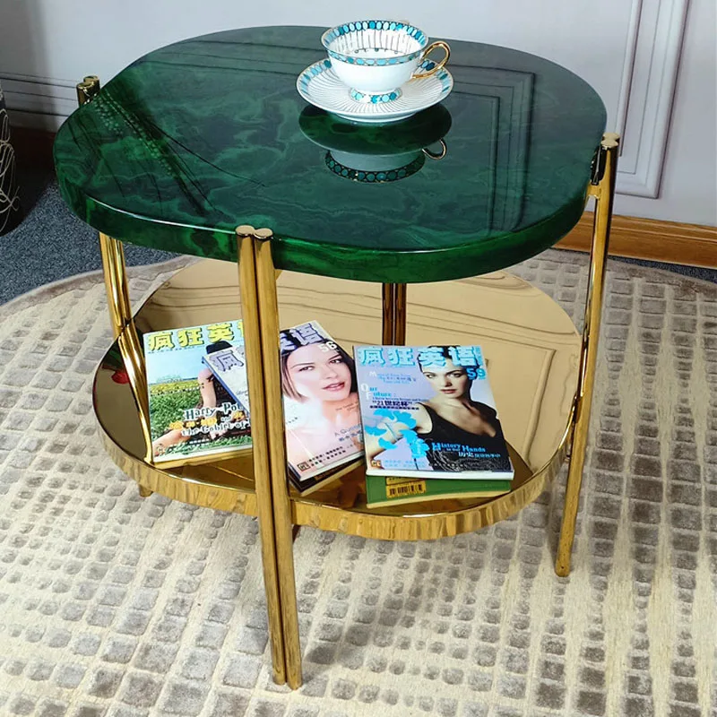 Роскошный прямоугольный журнальный столик из Индии с мраморным верхом для виллы