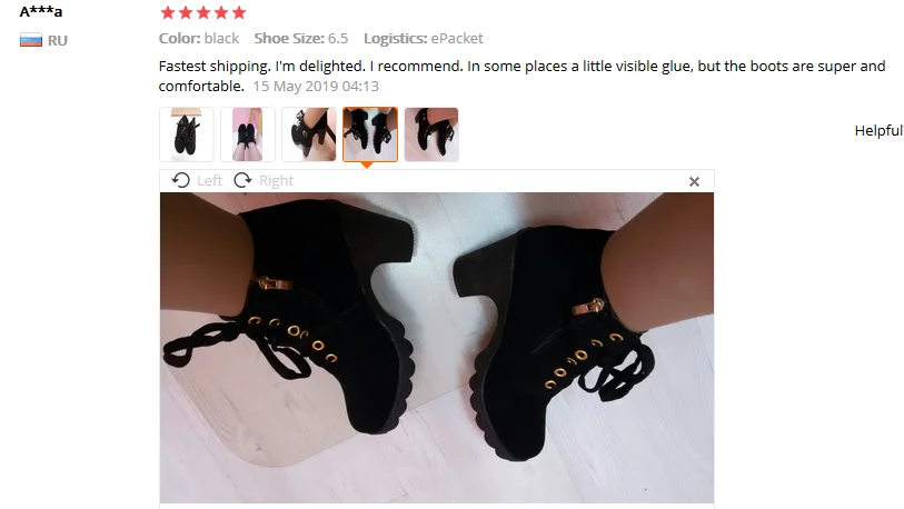 

Autumn Boots Women Fashion High Heel Lace Up Ankle Boots Ladies Buckle Platform Shoes Winter Boot Women Leather Solid Boots 40