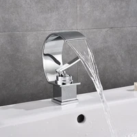 european basin faucet electroplated waterfall cold and hot water faucet american bathroom retro faucet single hole faucet
