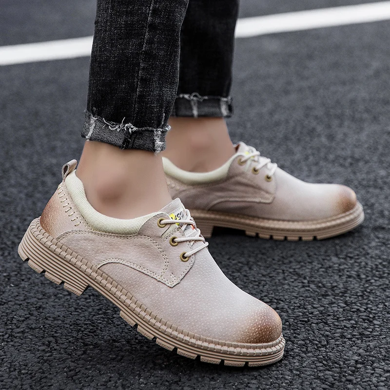 

Casual Men Shoes Fashion Spring autumn Breathable Soft Men oxfords shoes High Quality genuine Leather Shoes Men Flats Shoes