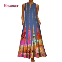 african dresses for women dashiki style africa clothes elegant lady dress print wax plus size party long dress wy5587