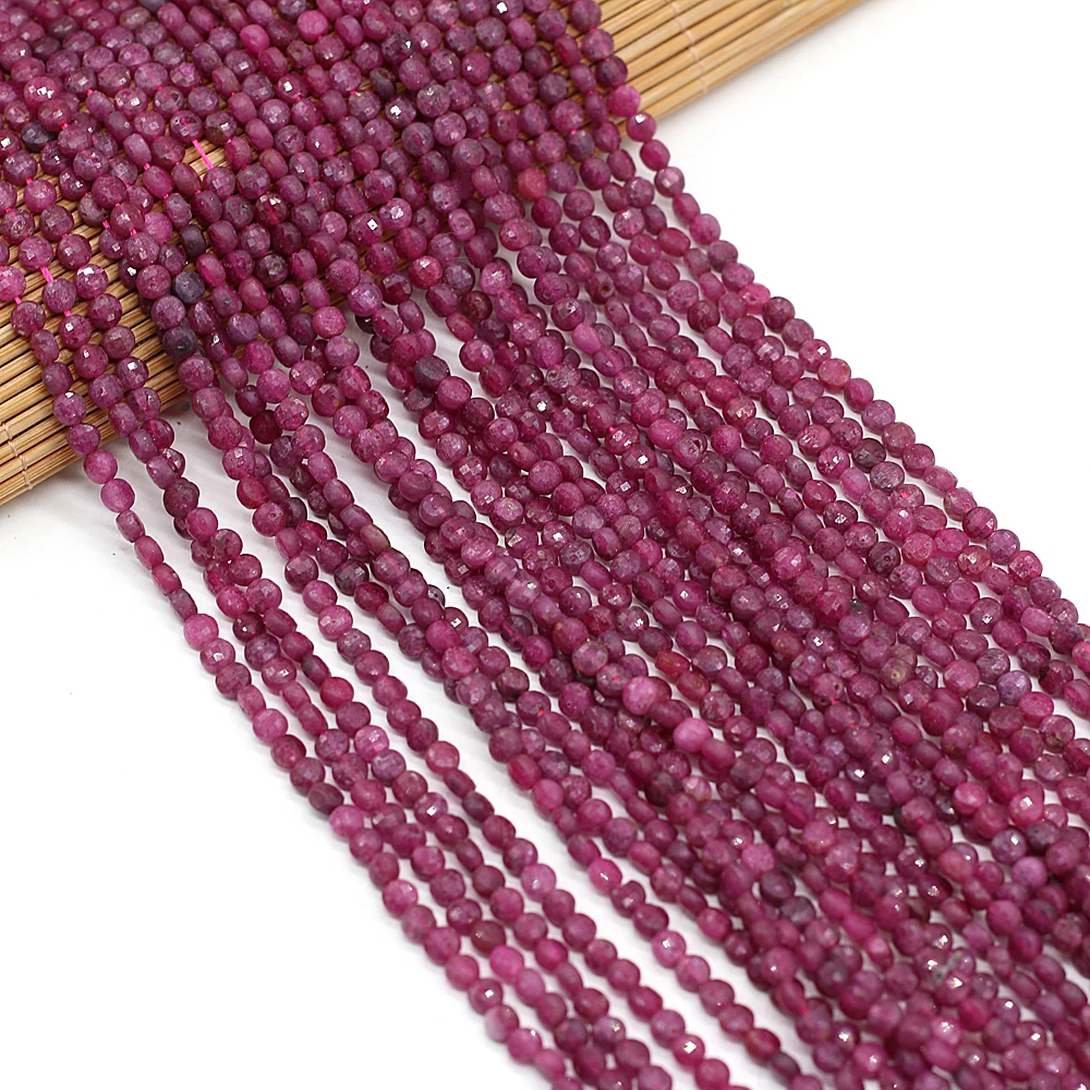 Натуральный Камень Бисер монета сжатая Турмалин оливин Гранат Граненые Бусины