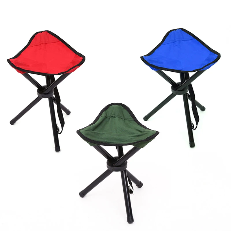 Strong Structure Mountaineering Tri-Leg Stool Folding Camping Bench Portable Durable Fishing Chair For Camping Silla Plegable