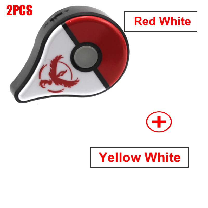 1 Red 1 Yellow Перезаряжаемый Bluetooth браслет для Pokemon Go Plus с батареей внутри - Цвет: 1 Red 1 Yellow