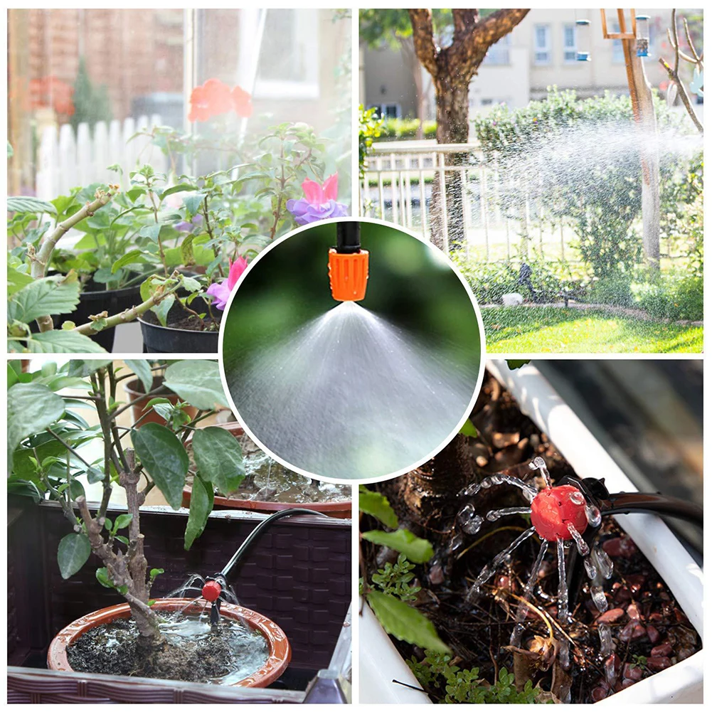

149Pcs Garden Irrigation System 15m Plant Watering Kit Water Saving System Adjustable Nozzle Drippers for Greenhouse Patio
