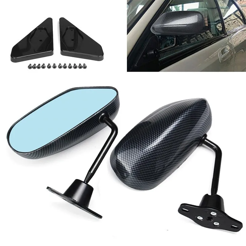 Зеркало заднего вида Автомобильное универсальное из углеродного волокна 1 пара |