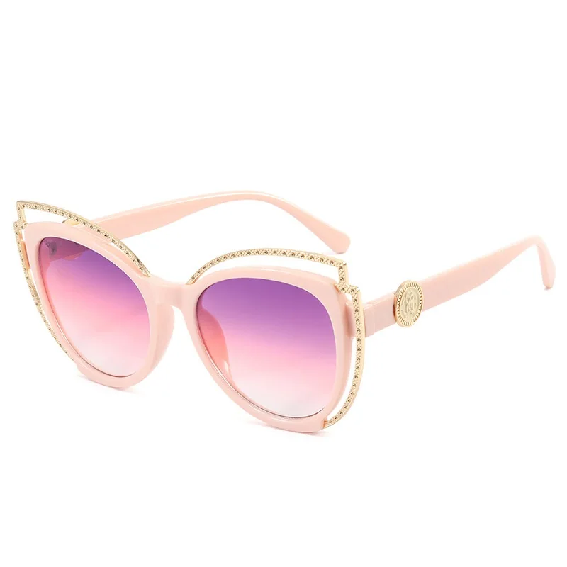 Роскошные брендовые дорожные маленькие прямоугольные Солнцезащитные очки