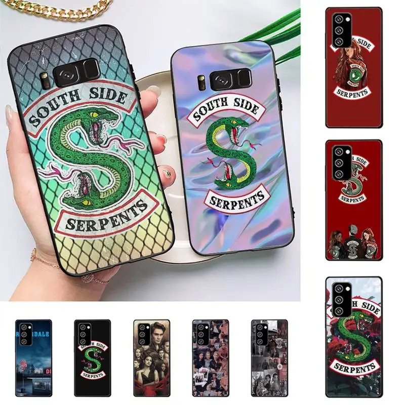 

TV Riverdale Southside Serpents Phone Case For Samsung Galaxy Note 10Pro Note20ultra note20 note10lite M30S Coque
