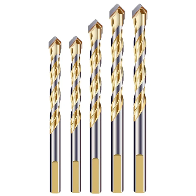 

Lot Of Multi-Material Drills with Double Grooved Carbide Tip for Tile, Concrete, Brick, Glass, Plastic
