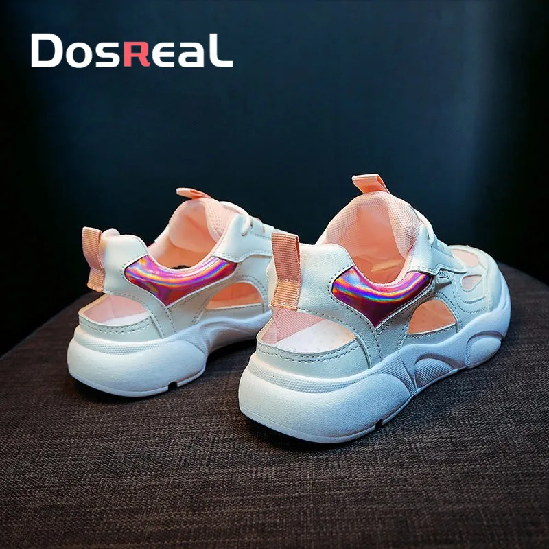 

Dosreal Women Flats Sandals Shoes Street Style Fashion Shoes For Females Summer Bling Shoes Height Increasing Slippers