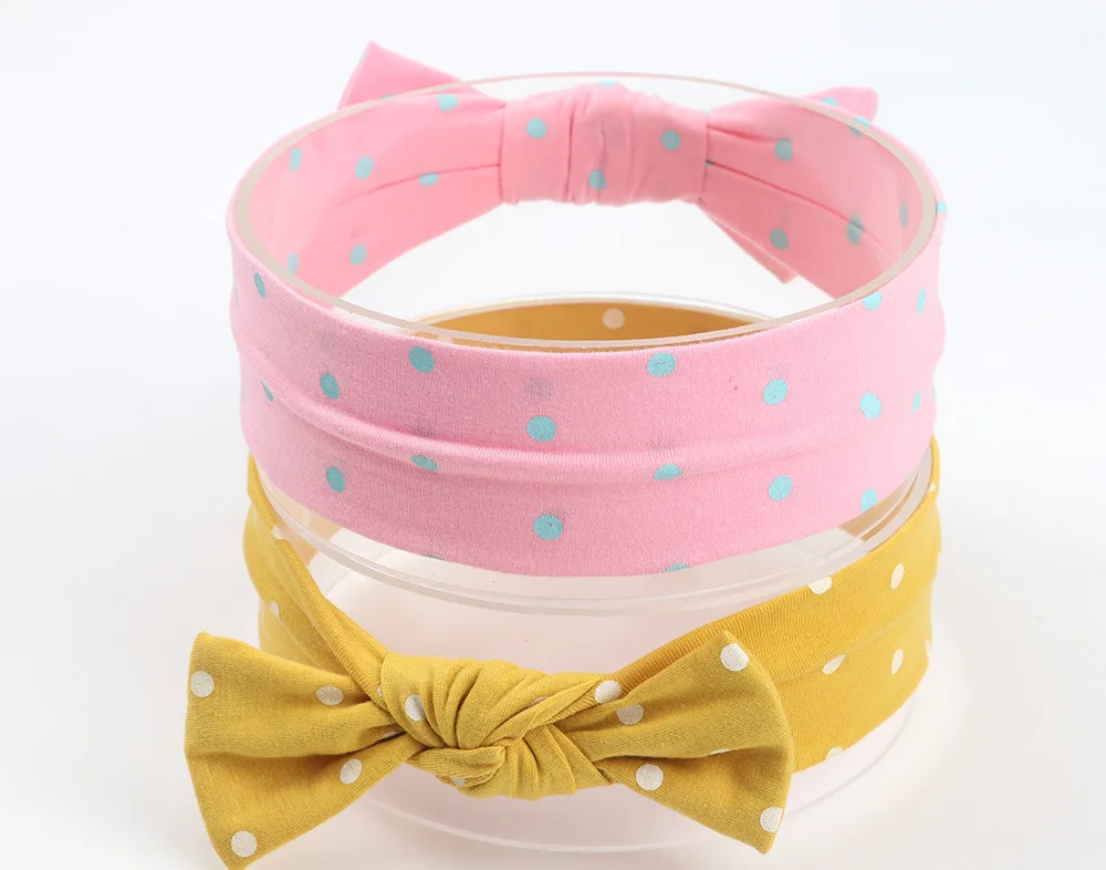 Женская повязка на голову ободок для волос Детская с бантом модная | Мать и