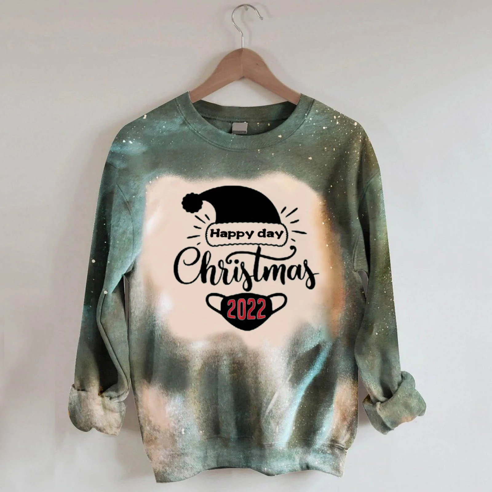 

Осенне-зимняя повседневная одежда, Рождественский свитшот с круглым вырезом и длинным рукавом, модные худи с принтом, женские свитшоты в ви...