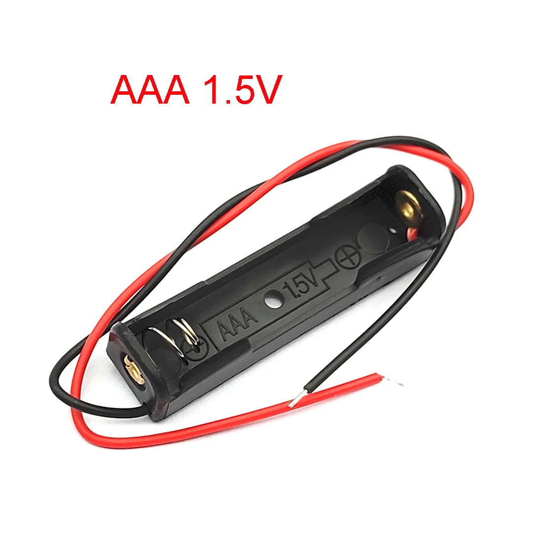 5 шт. 1x AAA Батарея Чехол Держатель коробка с проводами DIY хранения чехол s 1 V| |