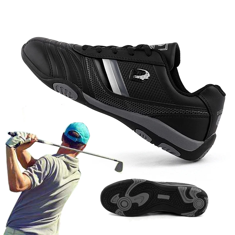 Обучающая обувь для гольфа мужская водонепроницаемая без гвоздей легкая