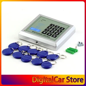 1set security electronic rfid proximity entry door lock access control system 10 key fobs hot search free global shipping