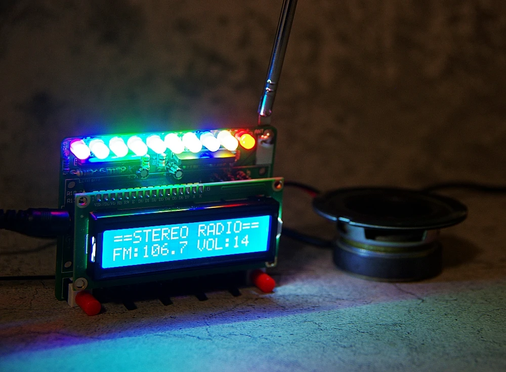 FM цифровое радио DIY kit электронный Обучающий набор для пайки | Игрушки и хобби