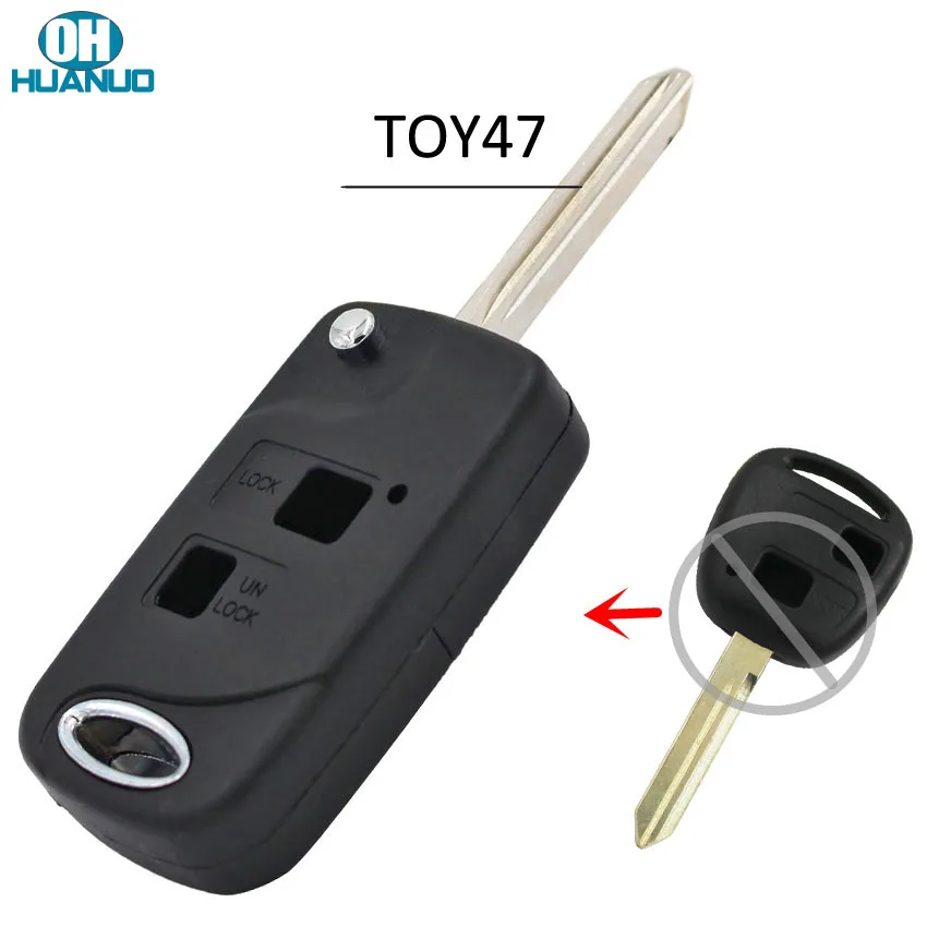 Сменный Корпус Корпуса складной раскладной пульт дистанционного ключа чехол