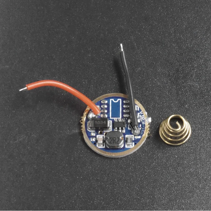 17 мм светодиодный драйвер платы 1,2 v-4,2 v 1 Режим 800mA для фонарик "сделай сам"