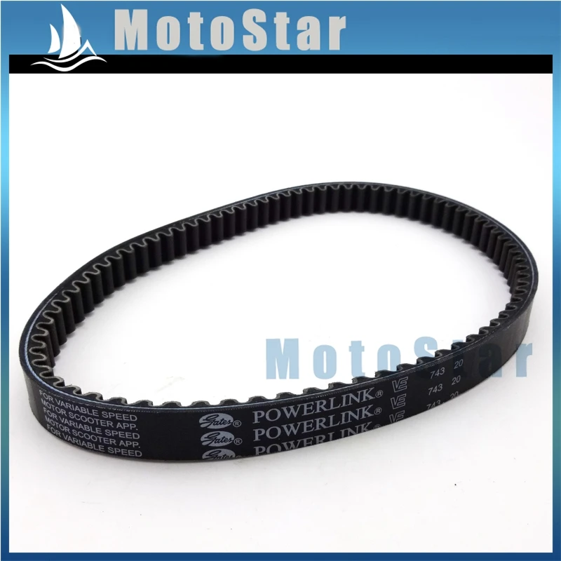 Приводной ремень Powerlink производительность 743 20 30 CVT для двигателя GY6 125 куб. См 150cc