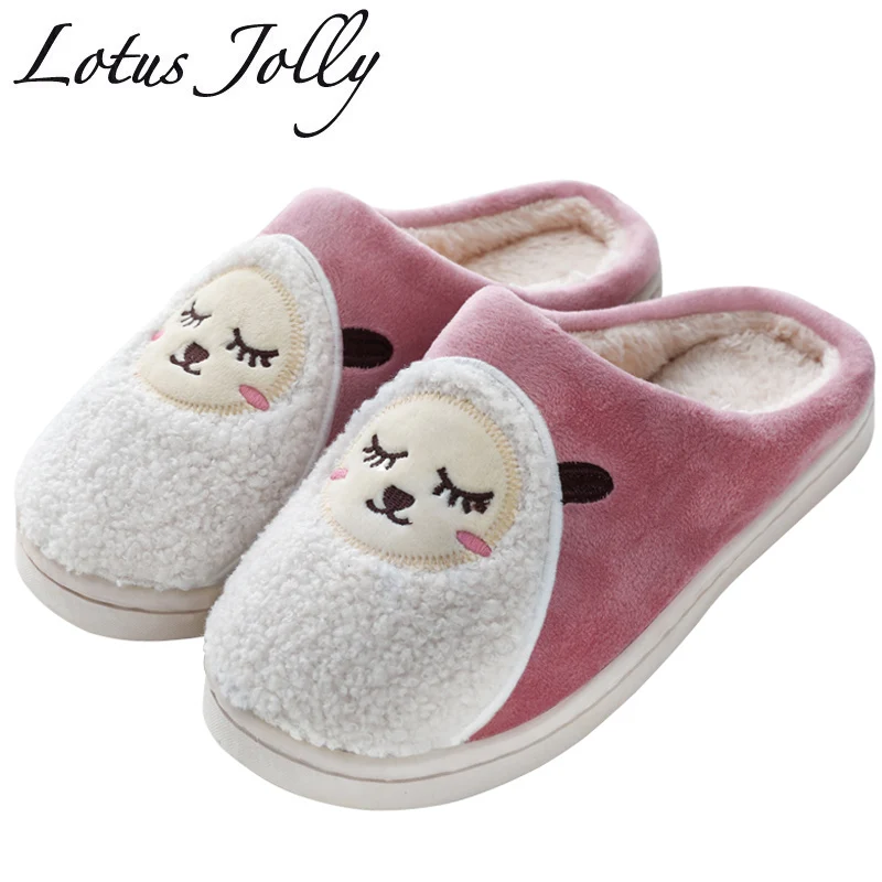 Зимние женские тапочки домашние из овечьей шерсти зимняя теплая Домашняя обувь