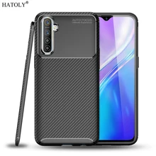 For Oppo Realme XT Case Cover Soft Silicone Shockproof Bumper Carbon Fiber Back Cover Realme XT Phone Case For Oppo Realme XT