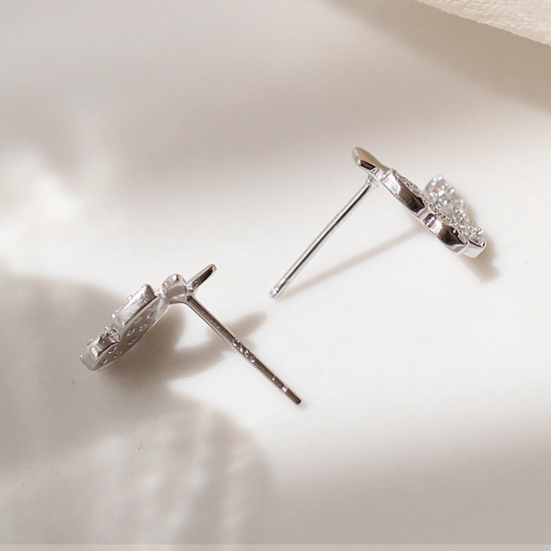 Милые серебряные серьги в виде бабочек из стерлингового серебра 925 пробы с