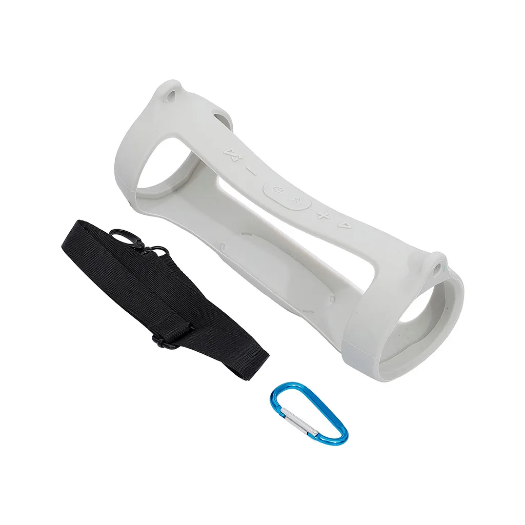 20 # для JBL Charge 4 портативный силиконовый чехол с рукавами переноски карабином