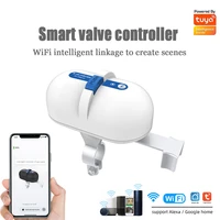 tuya zigbeewifi intelligent controller of watergas valve automation smart life control work with alexa google assistant home