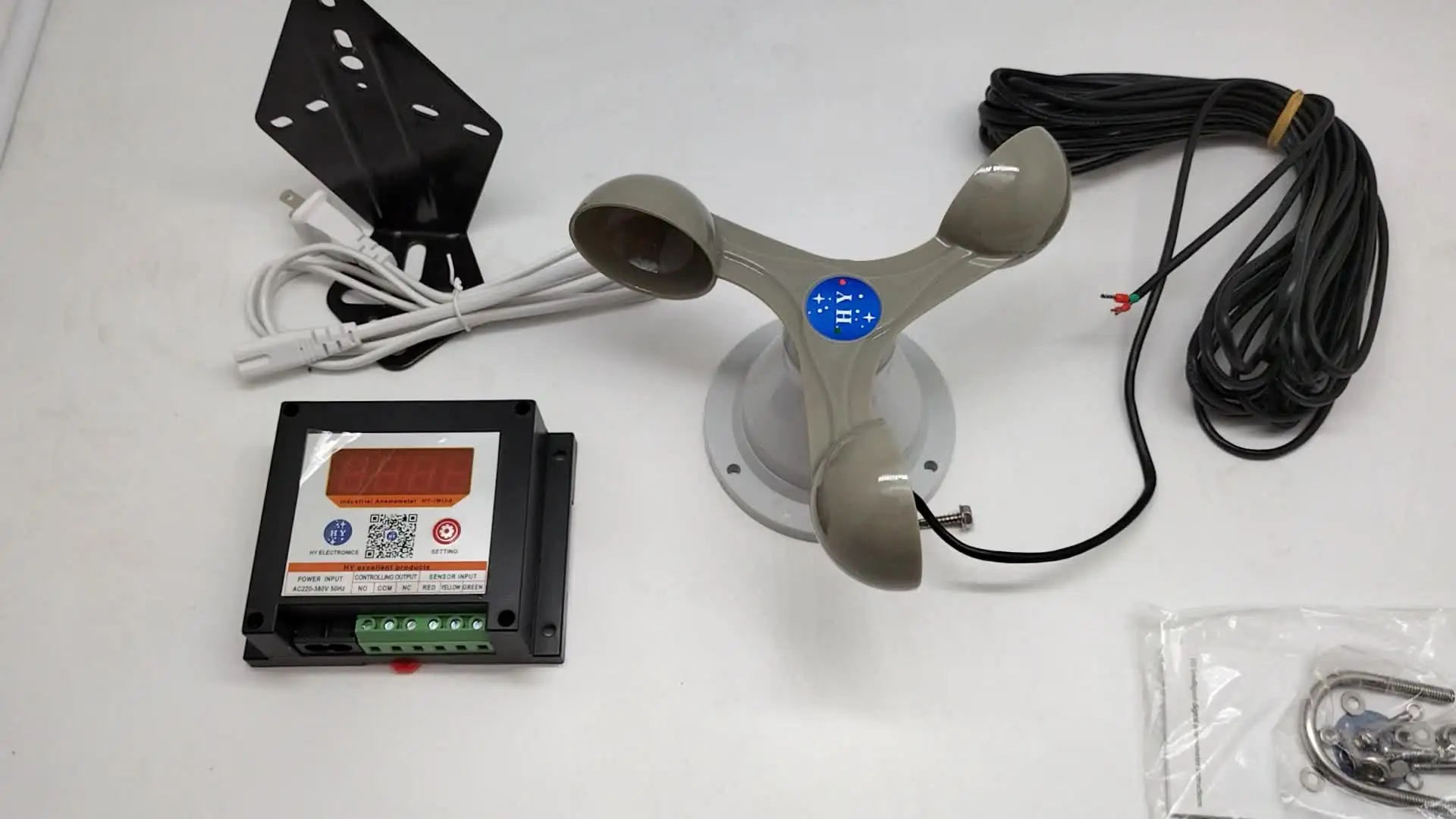 

Anemometer Three-Cup Metal Wind Speed Sensor For Tower Crane Spare Parts