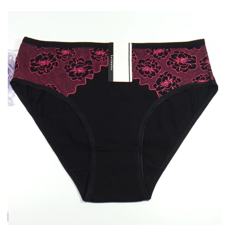 Трусики женские хлопковые дышащие со средней посадкой 6 шт. | Женская одежда