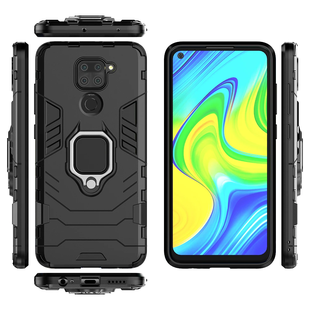 

Luxury Shockproof Magnetic Ring Case For Redmi Note 9S 9 8 7 Pro Max 9A K20 K30 Pro Phone Cover For Xiaomi Mi Note 10 Pro Cases