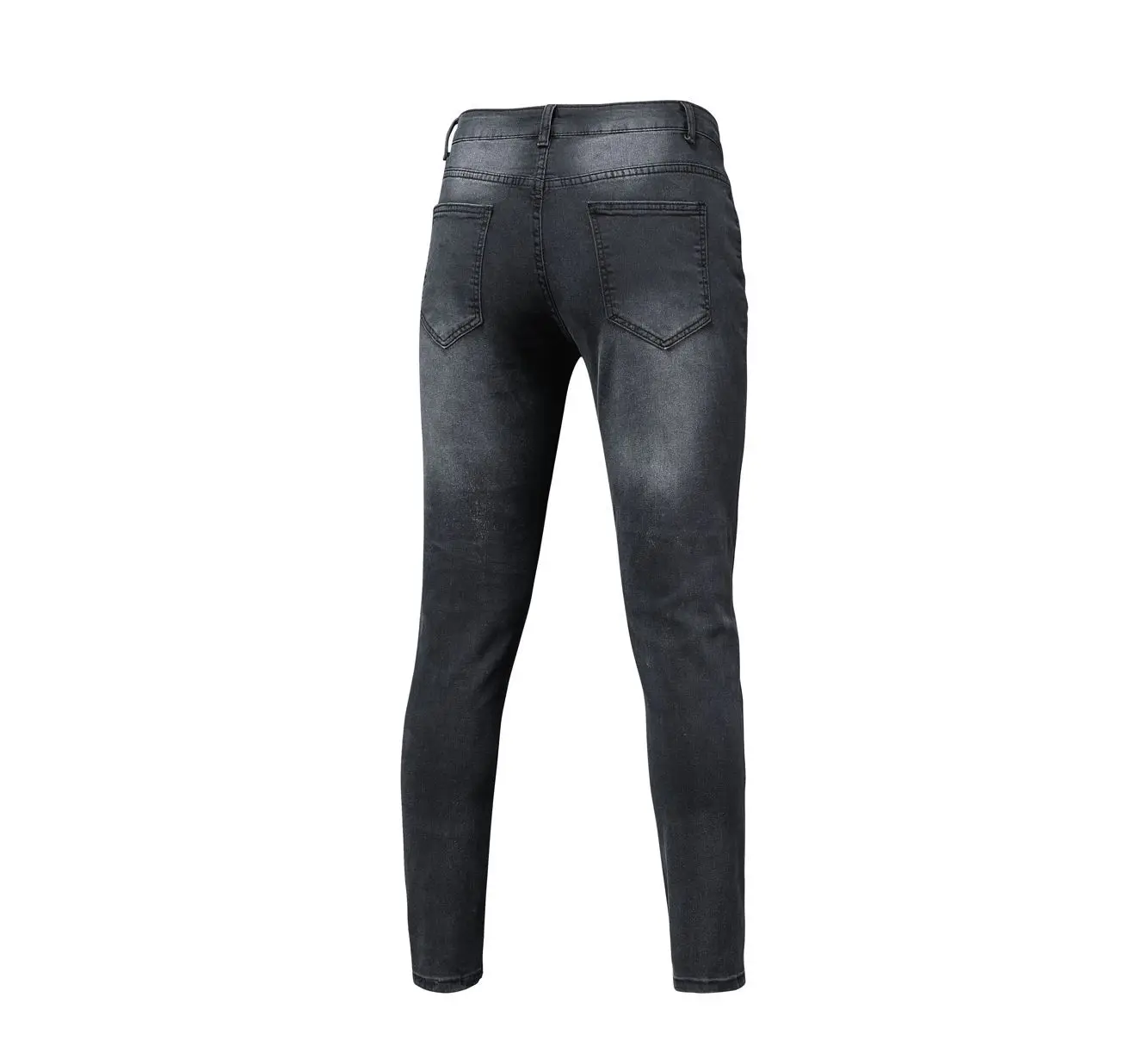 

Men's printed jeans with holes
