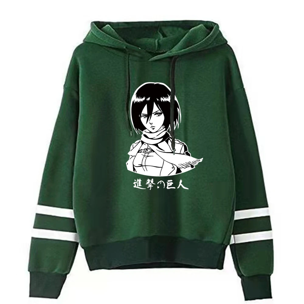 Mikasa Ackerman Sweetshirt Polyester Hoodie Casual Hoodie Women