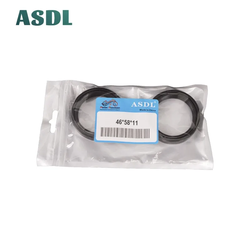 

46x58x11 Oil Seal & 46 58 Dust Cover For Kawasaki KX125 KX125G KX250 KX250G KX500 KX500E ZX-6R ZX6R ZX 6R Ninja 600 ZX600 ZX600G