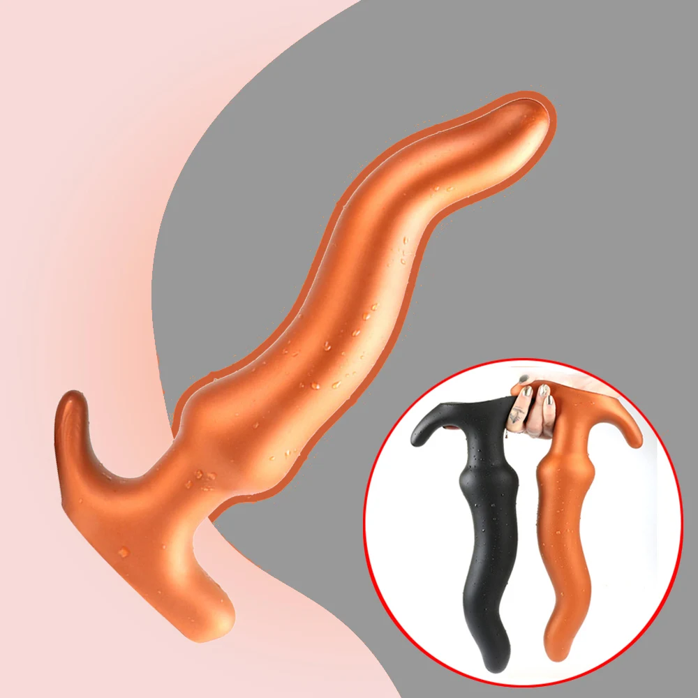 15 дюймов Супер длинная силиконовая Анальная пробка большой фаллоимитатор