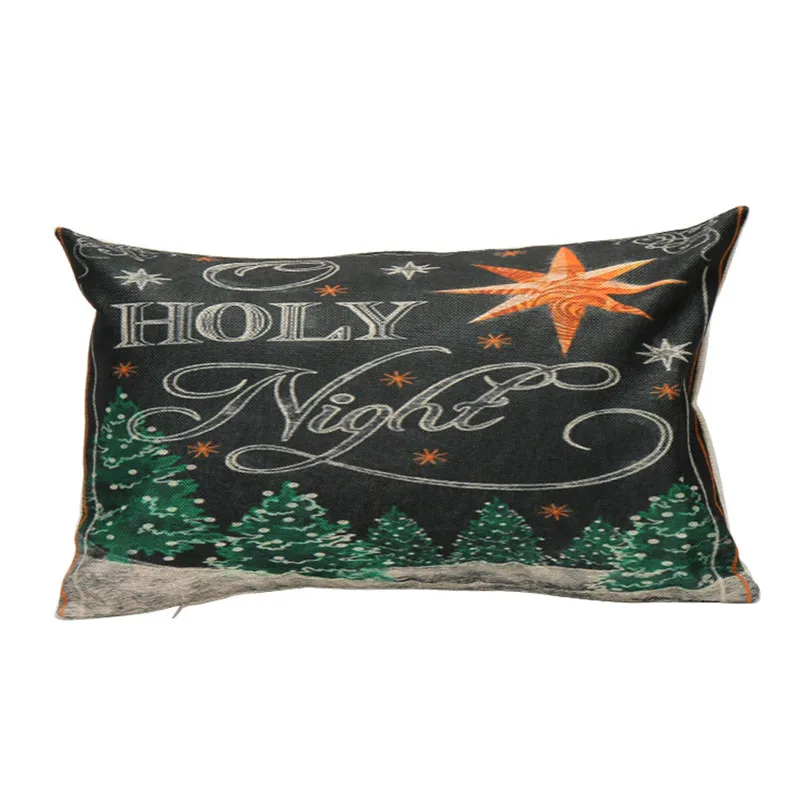 Рождественский чехол для подушки 30x50 см рождественское Рождественское украшение