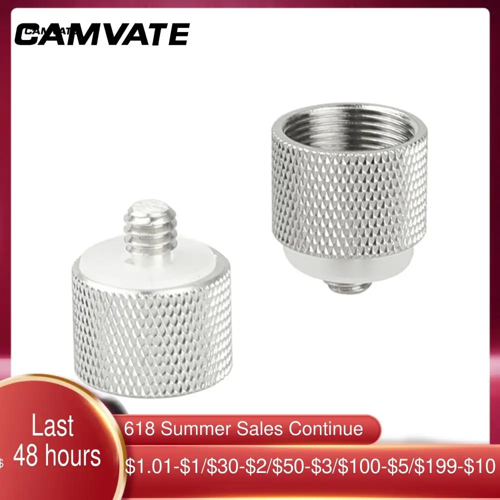 Адаптер для микрофона CAMVATE с резьбой 1/4 " 20 папа и 3/8" 16 "Папа до 5/8" 27 гнездо