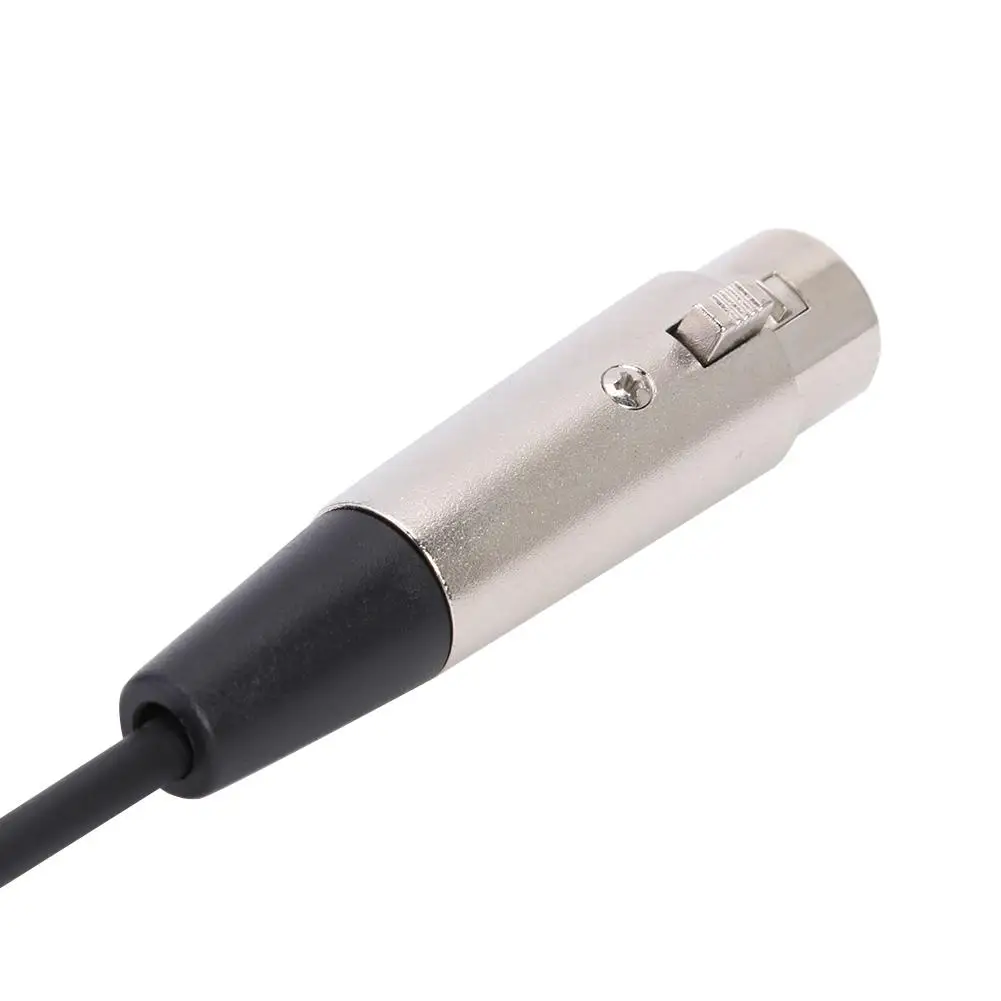 XLR 3-контактный разъем для 1/8 дюймов 3 5 мм аудиокабель стерео микрофона плавное